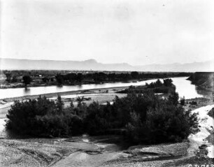 Grand Junction : Die kleine Stadt Grand Junction am Ufer des Colorado Rivers.