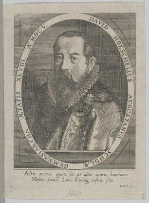 Bildnis des David Hoeschelius