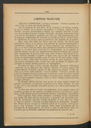 Libros nuevos