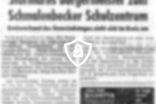 Stormarns Bürgermeister zum Schmalenbecker Schulzentrum