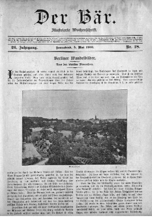Sonnabend, 5. Mai 1900 Nr, 18