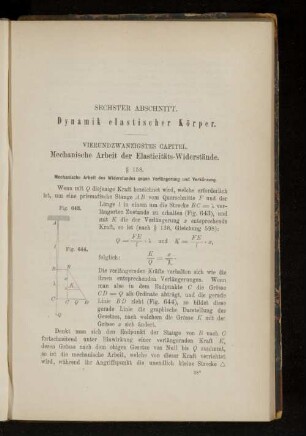 Sechster Abschnitt. Dynamik elatischer Körper.