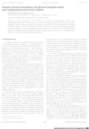 Analytic second derivatives for general coupled-cluster and configuration-interaction models