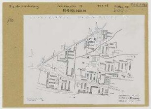 Bebauungsvorschlag Berlin-Friedrichsfelde. Berlin, Lichtenberg, Rummelsburger Straße/Triftweg (1961-1992 Hans-Loch-Straße, seit 1992 Sewanstraße)/Volkradstraße/Kraatzgraben