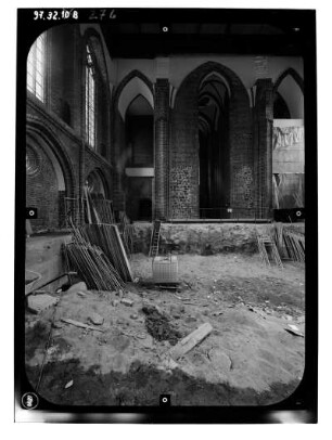 Neubrandenburg. Stadtkirche St. Marien (Wiederaufbau 1975-2001). Inneres