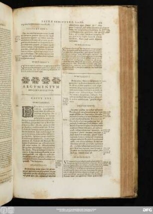 Argumentum Decimumsextum. Caput XVI.