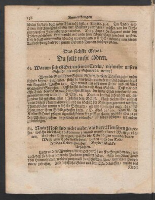 Das sechste Gebot. Du sollt nicht tödten