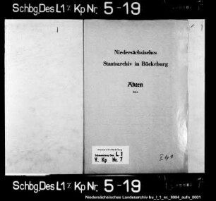 Verpachtung des nördlichen Bückeberges durch Amtmann Cörner