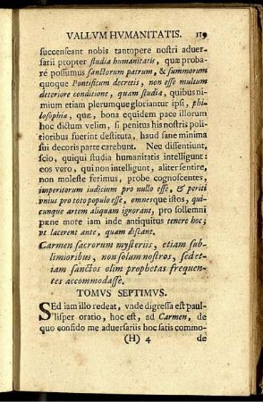 Tomus Septimus.