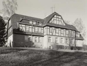 Mittweida, Erziehungsheim : Mittweida, Erziehungsheim, Am Landratsamt 3, 1911/13, Internat, Parkseite