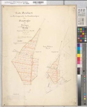 Dülmen (Dülmen), Teilung der Mitwicker Mark Neustraße zu Dülmen, Reinkarte Bl.2