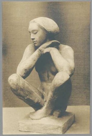 Sitzende,1923, Gips
