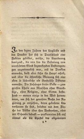 Über Baierns Politik, besonders unter der gegenwärtigen Regierung