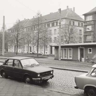 Dresden-Plauen, Münchner Straße 56, 58 und 60. Wohnhaus einer Wohnanlage (vor 1929)
