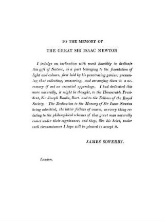 To The Memory Of The Great Sir Isaac Newton
