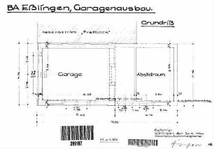 Esslingen (Neckar): Garagenausbau Nebengeb.