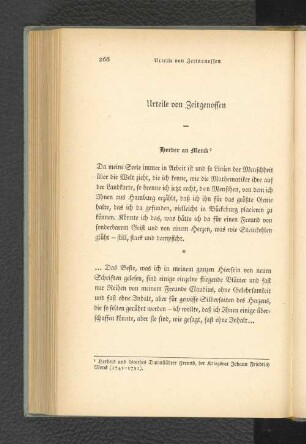 Urteile von Zeitgenossen