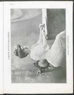 [Fotografía de] Arte fotográfico - Señorita Rosa Larrabure
