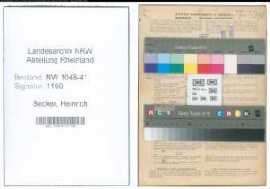 Entnazifizierung Heinrich Becker , geb. 18.06.1886 (Packer)
