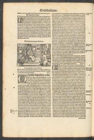 Incipit liber ecclesiasticus.