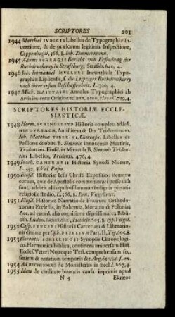 Scriptores Historiae Ecclesiasticae