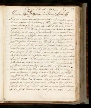 M. Réponse à Mr. Arnaud du 24. Avril 1683.