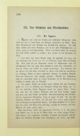 III. Aus Geschichte und Menschenleben