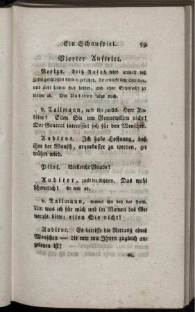 Vierter Auftritt. Vorige. Fritz Ralph wird unweit des Zelts geschlossen vorbey geführt. [...]