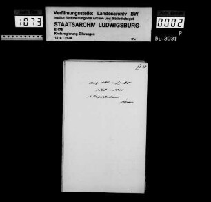 Schuldenwesen der Gemeinde Heuchlingen