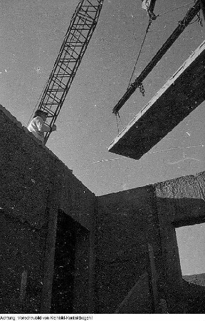 Dresden, Striesen. Bau, Oktober 1956 - Dezember 1957