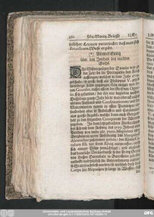 Anmerckung über den Innhalt des vierdten Buchs.