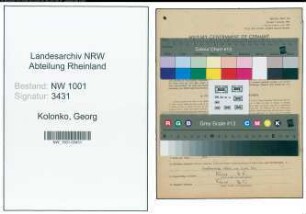 Entnazifizierung Georg Kolonko, geb. 16.06.1913 (Verw.Angest.)