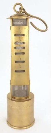 Grubenlampe (Öllampe, "Pieler" - Ölsicherheitslampe)