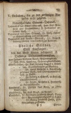 V. Anstalten, die zu den vorherigen Rubriken nicht gehören.