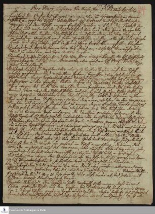 Reisetagebuch von Johann Philipp Fabricius, Daniel Zeglin und Johann Zacharias Kiernander.