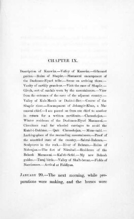 Chapter IX: From Kazerún to Fahliyán