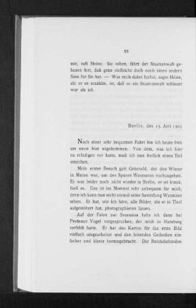Berlin, den 15. Juni 1903