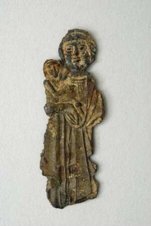 Pilgerzeichen: Stehende Maria mit Kind