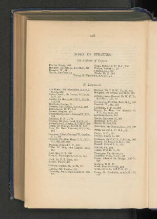 8. Index of Speakers.