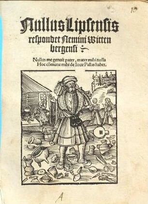 Nullus Lipsensis respondet nemini Wittenbergensi