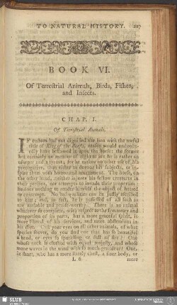 Book VI. Of Terrestrial Animals, Bird, Fishes, and Insects