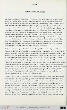 Zusammenfassung und Schluß