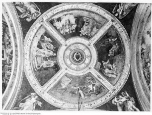 Gewölbeausmalung mit Präfigurationen der Jungfräulichkeit Marias