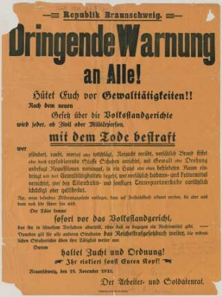 Dringende Warnung an Alle!