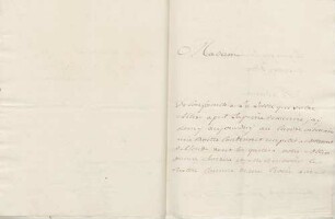Labeaume an Karoline Luise von Baden (Straßburg)