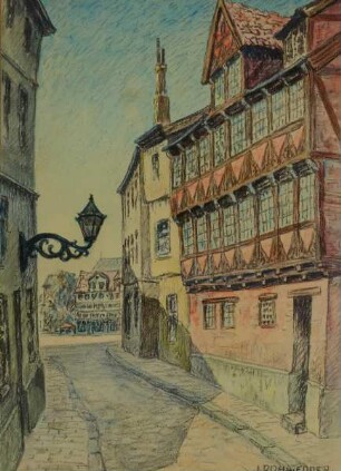 Altes Fachwerkhaus in der Haßstraße in Kiel