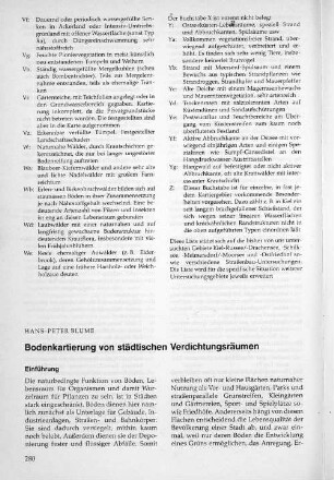 Bodenkartierung von städtischen Verdichtungsräumen