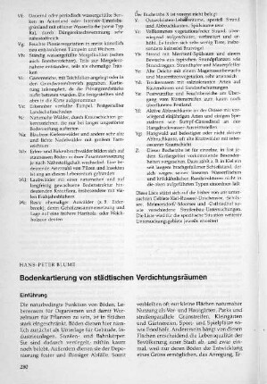 Bodenkartierung von städtischen Verdichtungsräumen