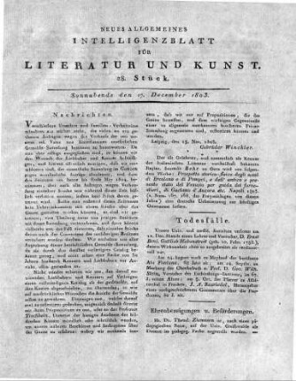 1803-12-17 : 28. Stück