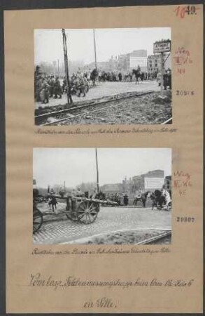 Rückkehr von der Parade an S.M. des Kaisers Geburtstag in Lille 1915